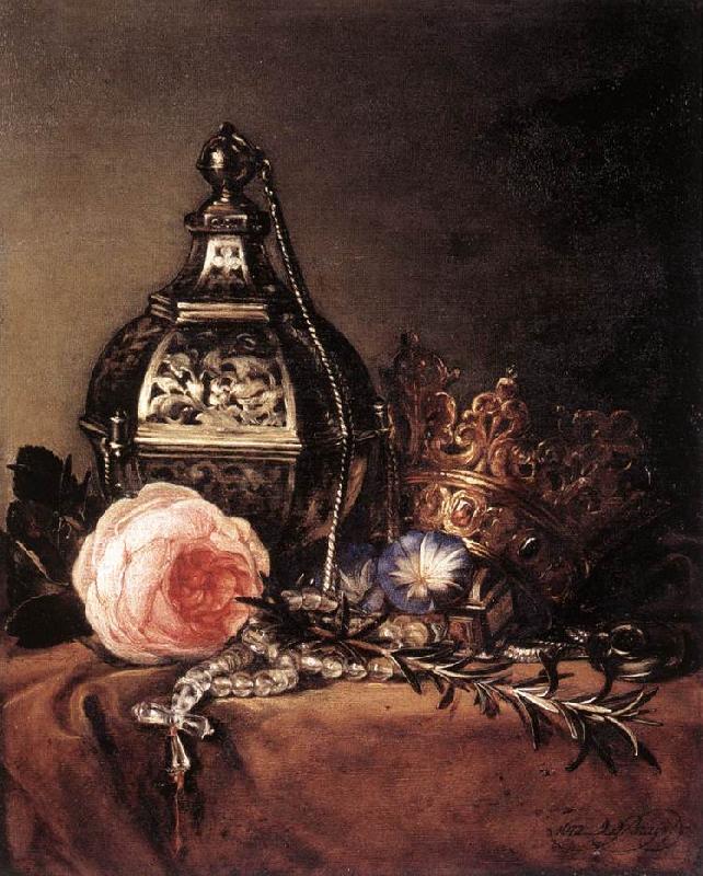 BRAY, Dirck Still-Life with Symbols of the Virgin Mary oil painting image